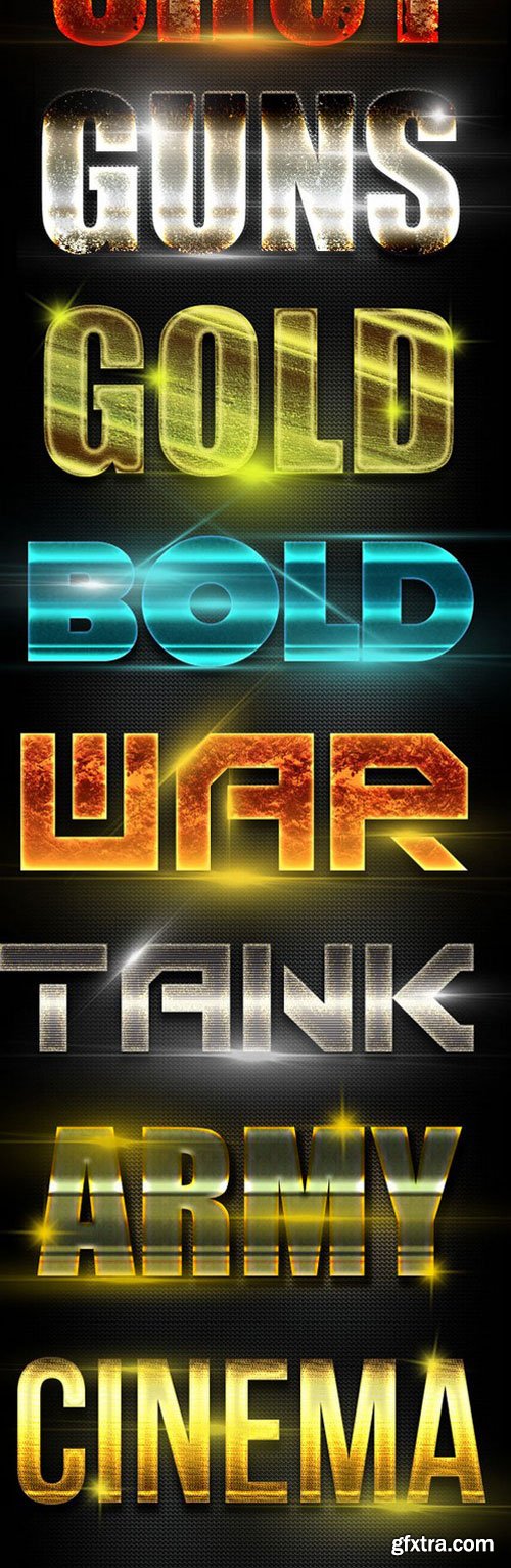 Graphicriver - 12 Metal Photoshop Text Effect Styles Vol 3 11539089