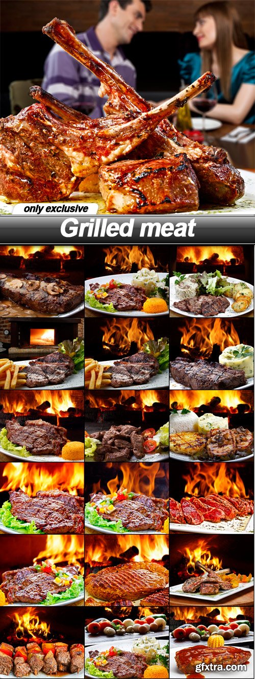 Grilled meat - 19 UHQ JPEG