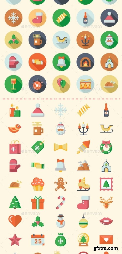 GraphicRiver - Christmas Icons Pack 13506141