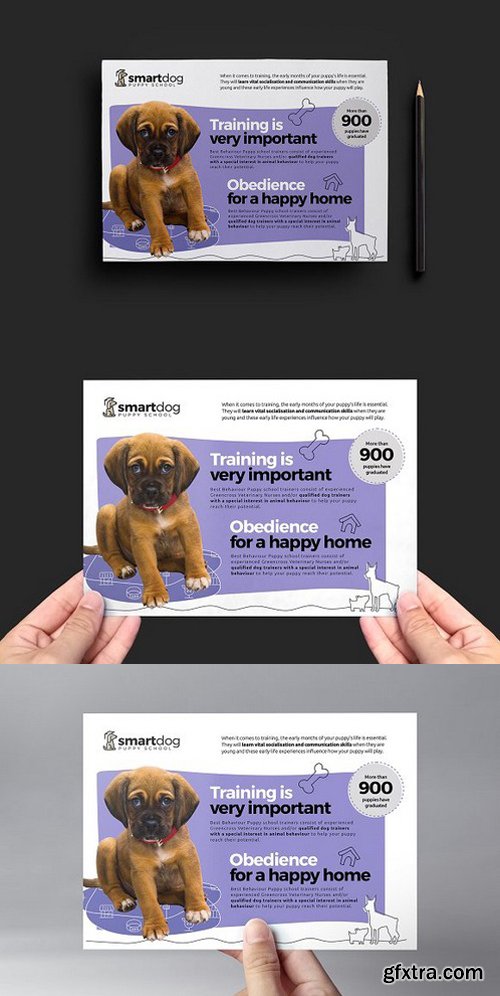 CM - Puppy School Flyer Template 1198767