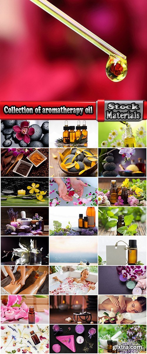 Collection of aromatherapy oil massage meditation odor of good smell vacation 25 HQ Jpeg