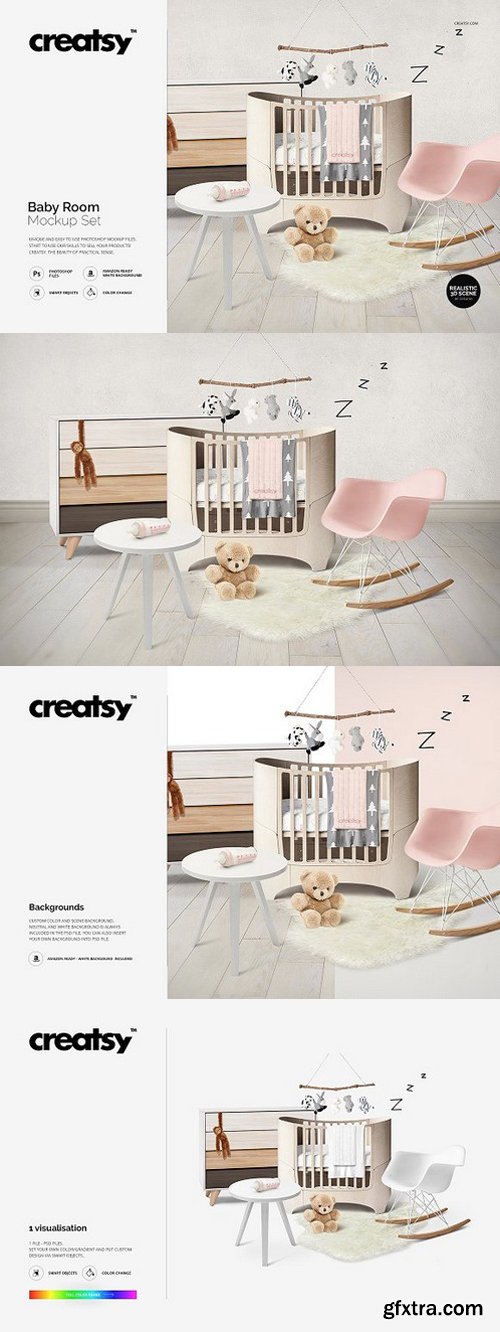 CM - Baby Room Mockup 1187428