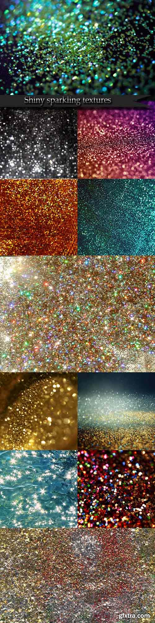 Shiny sparkling textures