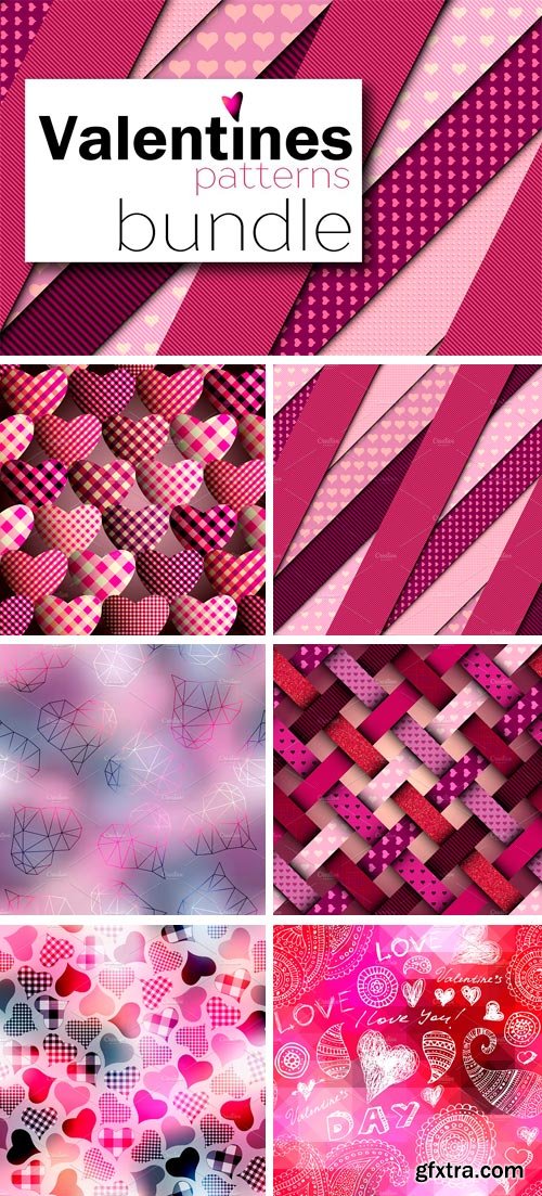 CM 1187485 - Seamless Valentines Patterns