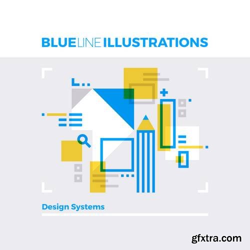 Blue Line Icons