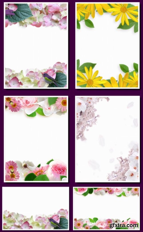 Floral backgrounds design