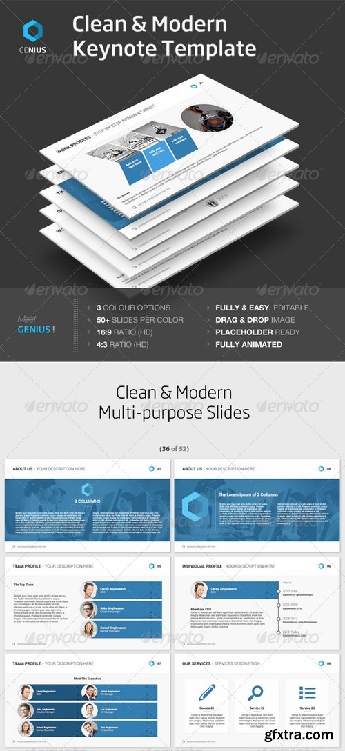 GraphicRiver - Genius - Keynote Template 6815560