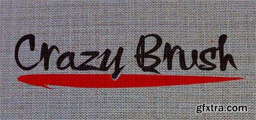 Crazy Brush font