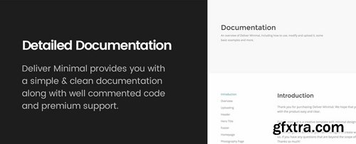 ThemeForest - Deliver Minimal  Minimal Portfolio Template 19371903