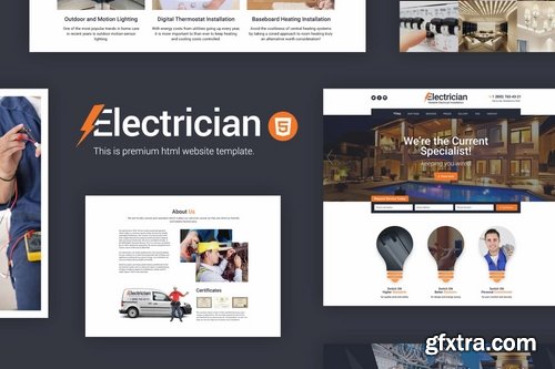 ThemeForest - Electrician, electricity services HTML template 18840743