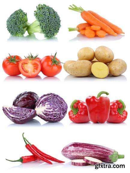 Fruits and Vegetables Isolated