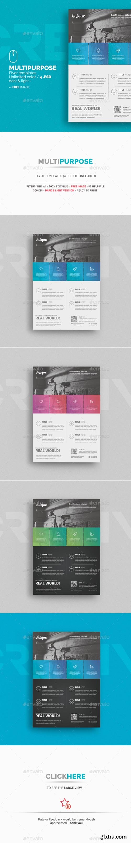 GR - Multipurpose Business Flyer Templates 13671347