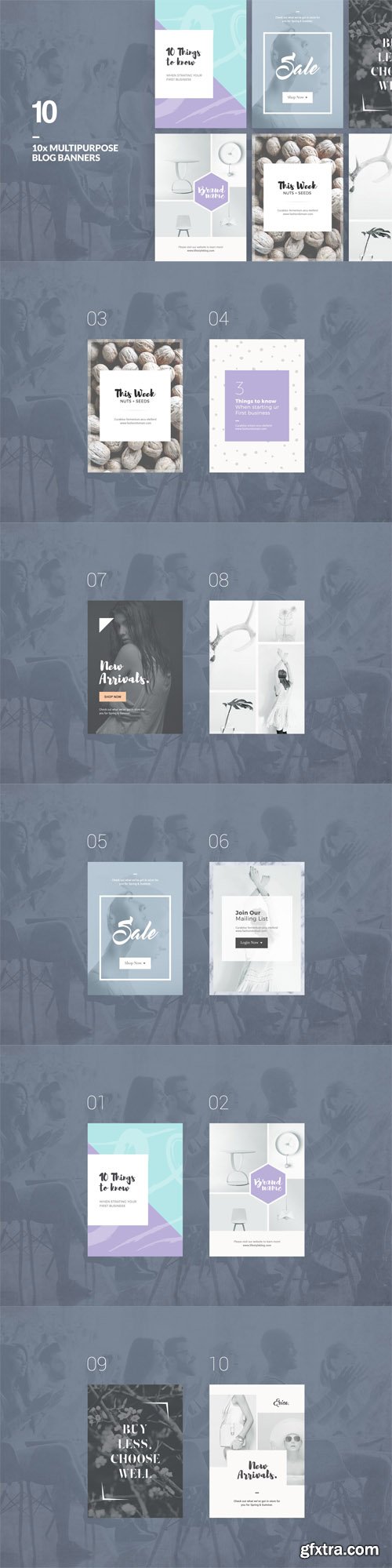 Multipurpose - Blog Banners Pack