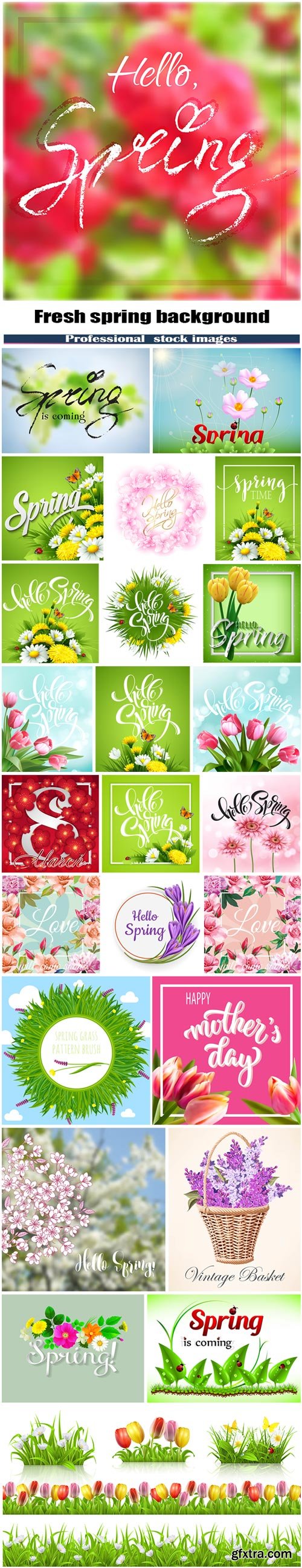 Fresh spring background