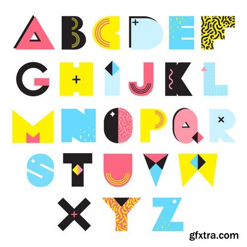 Alphabet Vector Font 7