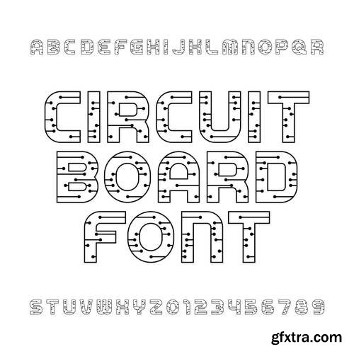 Alphabet Vector Font 7