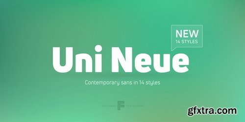 Uni Neue Font Family $179