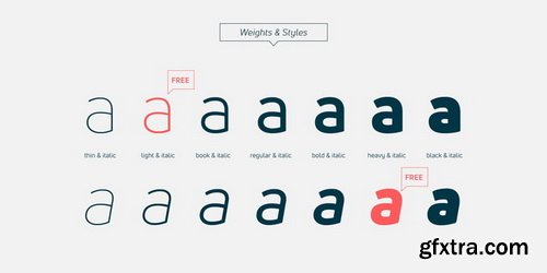 Uni Neue Font Family $179