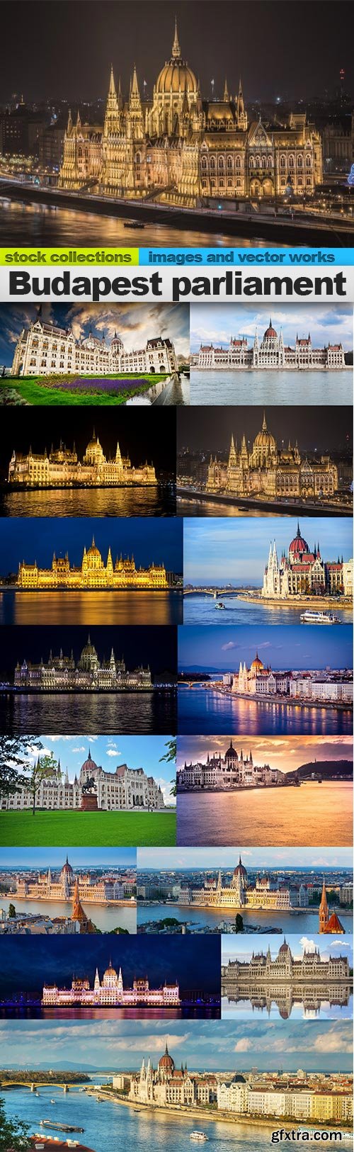 Budapest parliament, 15 x UHQ JPEG