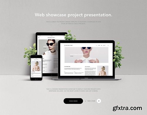 Psd Screen Web Showcase