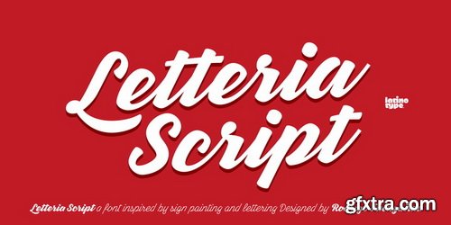 Letteria Script Font Family $99