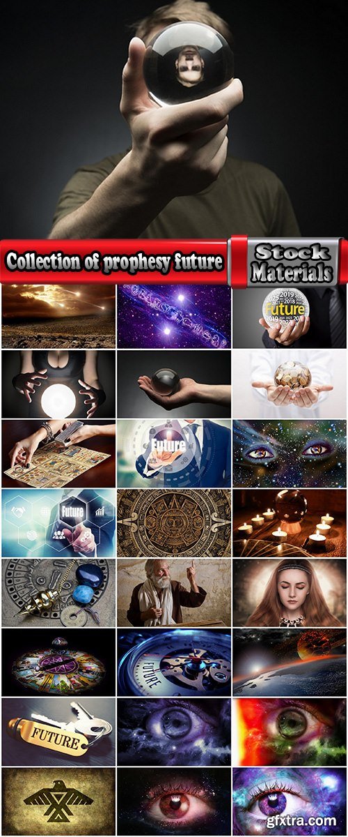 Collection of prophesy future disasters success divination conceptual illustration 25 HQ Jpeg