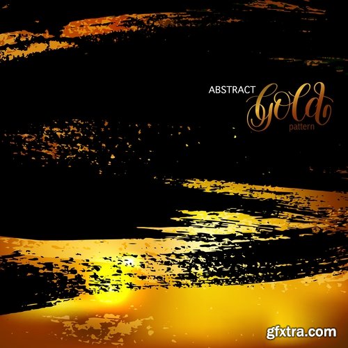 Collection of golden background example of picture for wallpaper banner flyer card 12 EPS