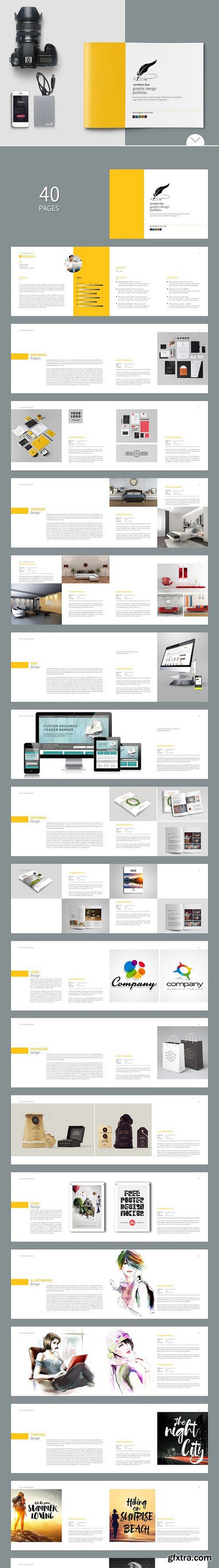 CM - Graphic Design Portfolio Template 998430