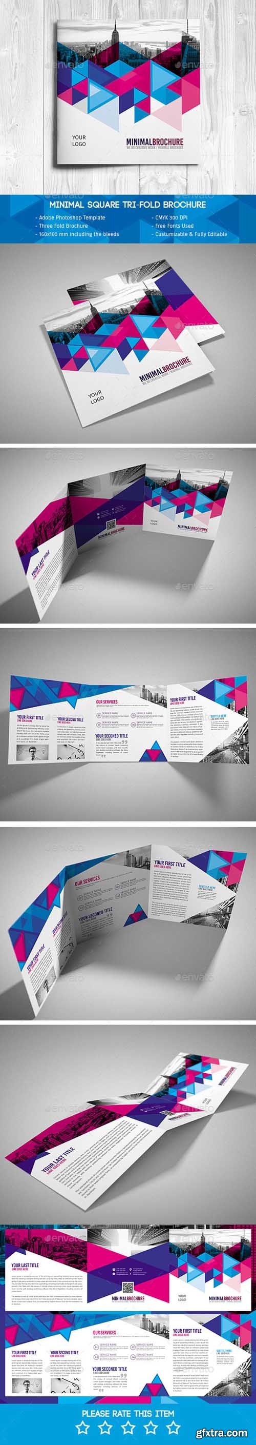 GR - Minimal Square Tri-Fold Brochure 12056684