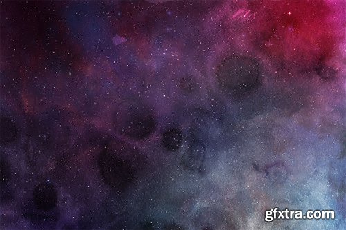 Watercolor Space Backgrounds