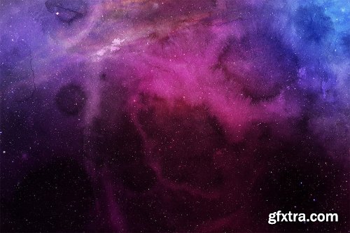 Watercolor Space Backgrounds