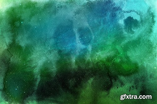 Watercolor Space Backgrounds