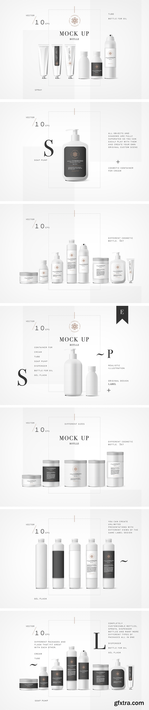 CM 1188669 - Cosmetic Vector Mockup Bottle