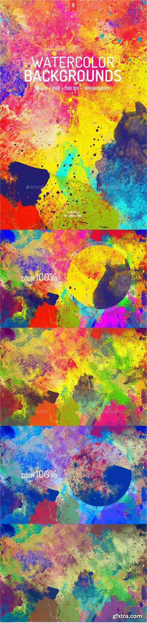 GR - Abstract Watercolor Backgrounds 19356863