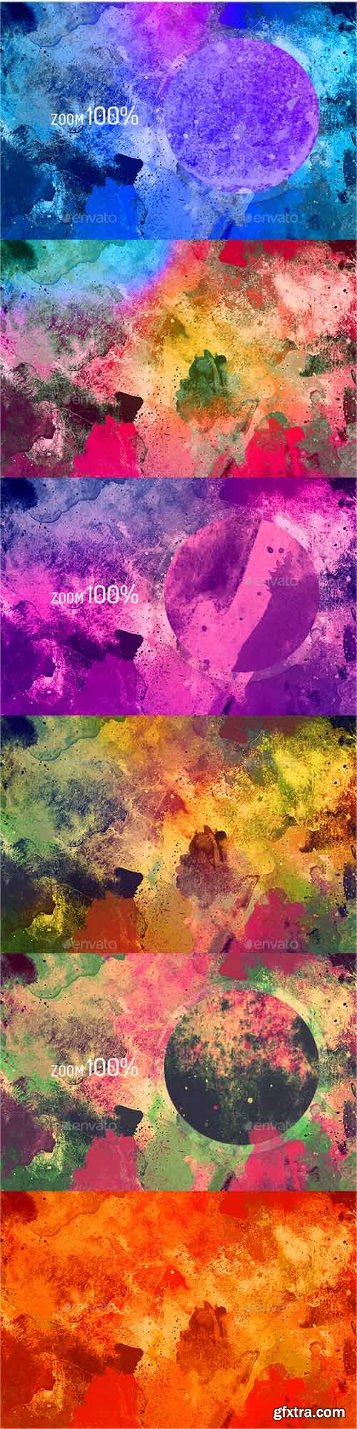 GR - Abstract Watercolor Backgrounds 19356863