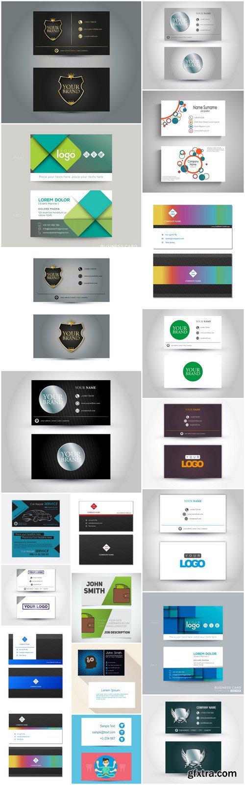 Business Card Design #143 - 20 Vector