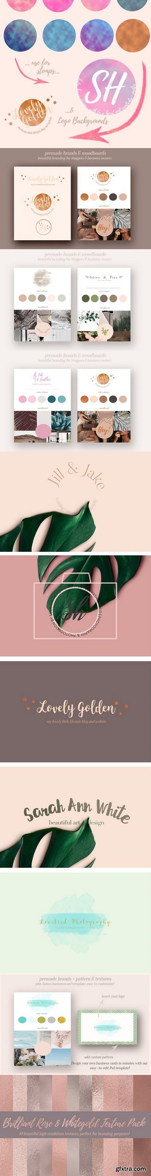 CM - Pretty Premade Branding & Logo Kit 1192875