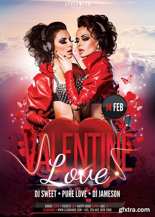 Valentine Love V11 Flyer Template