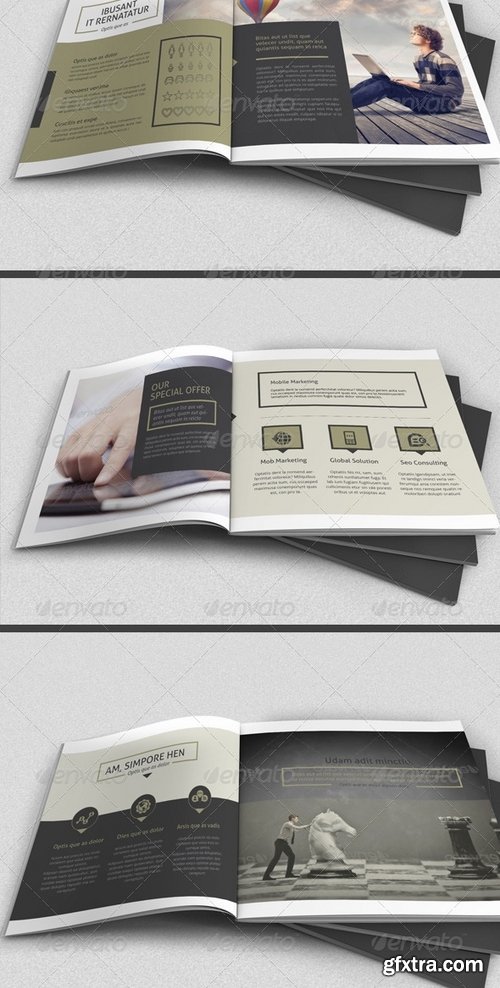 GraphicRiver - Minimal Square Brochure 7514150