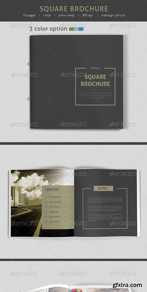 GraphicRiver - Minimal Square Brochure 7514150