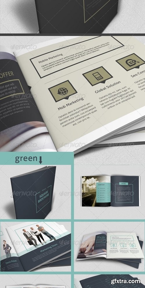 GraphicRiver - Minimal Square Brochure 7514150