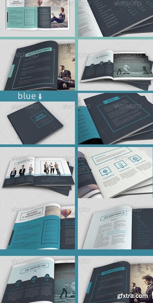 GraphicRiver - Minimal Square Brochure 7514150