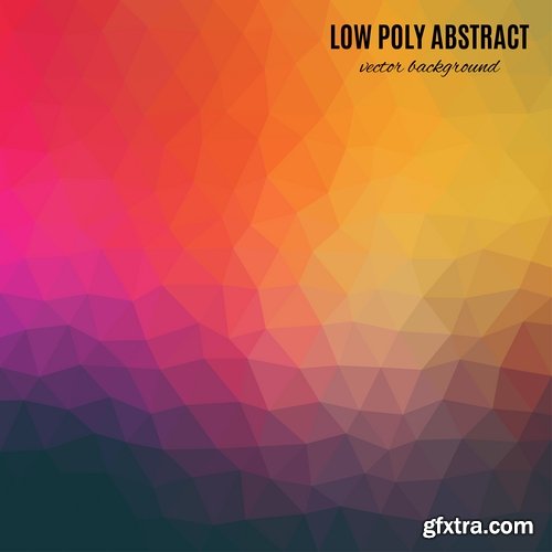 Collection of abstract background is an example of a template wallpapers 7-19 EPS