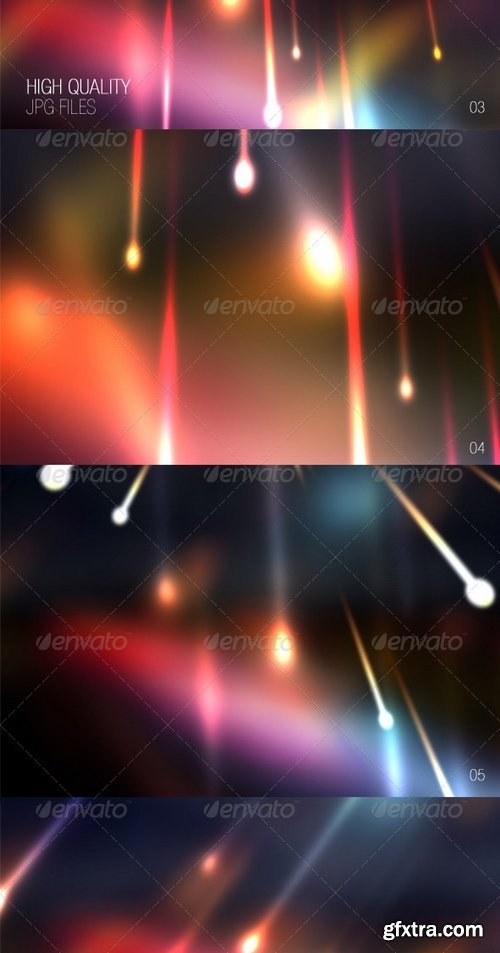 GraphicRiver - Meteor Shower Backgrounds 6965906