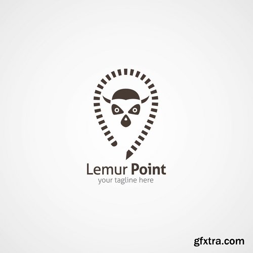 Collection logo icon web design element site 65-25 EPS