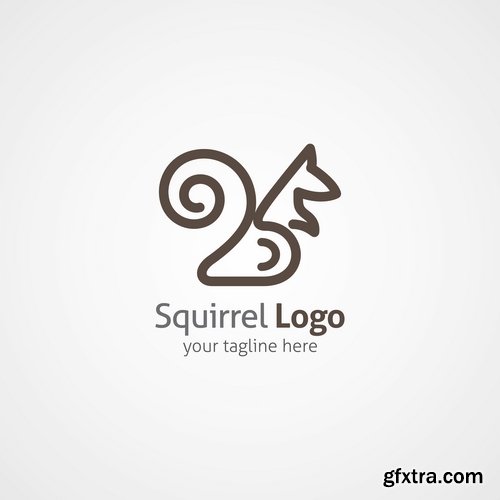 Collection logo icon web design element site 65-25 EPS