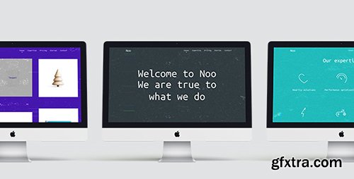 ThemeForest - Noo v1.0 - Glitchy Experimental One-Page Template - 19363587