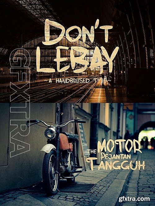 CM - Don't Lebay A Handbrused Typeface 1194404