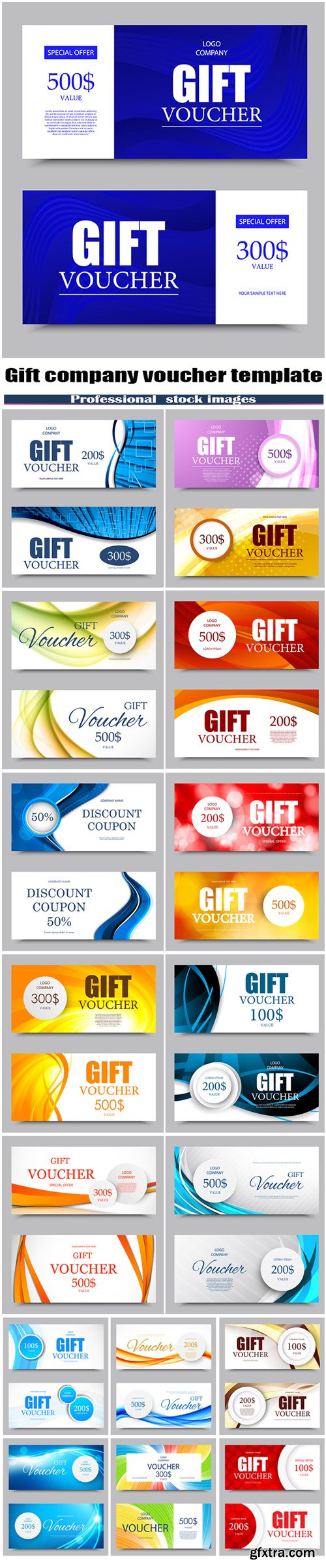 Gift company voucher template