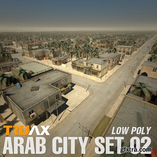 Turbosquid - Arab Cityscape Set 02 Low Poly